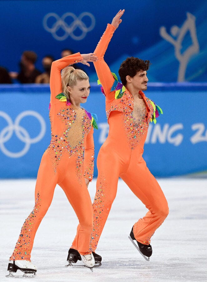 Piper Gilles (L) and Paul Poirier of Canada, rhythm dance - China Beijing Olympic - 6 Piper Gilles (L) and Paul Poirier of Canada, rhythm dance - China Beijing Olympic - 6