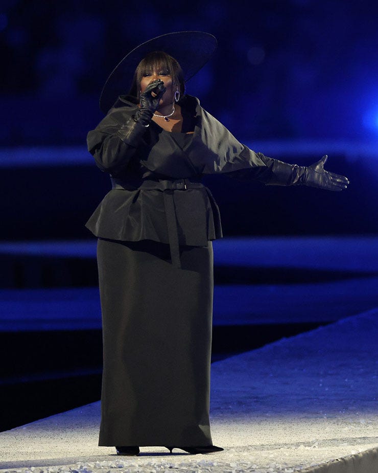 Yseult Performed At The Paris 2024 Olympic Games Closing Ceremony In Dior  Haute Couture