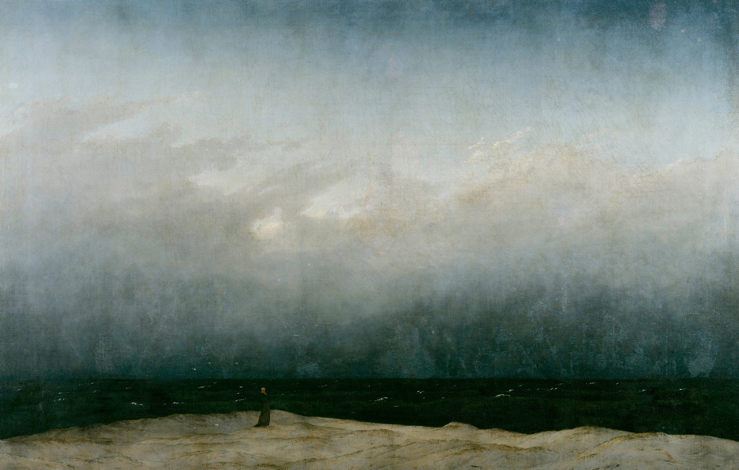 Caspar David Friedrich: The Monk by the Sea Caspar David Friedrich: The Monk by the Sea