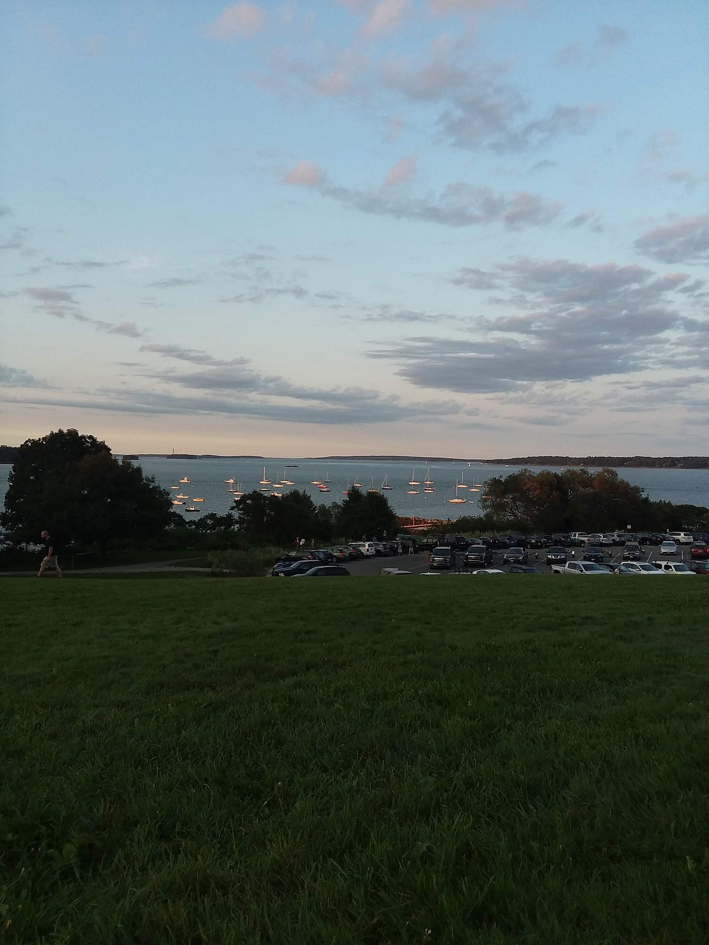 Evening over Portland, ME's Eastern Promenade, August 2021
