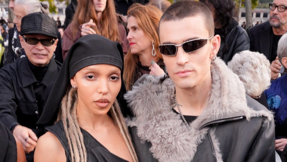 Celebrities Front Row at Rick Owens Spring 2026 Ready-to-Wear Collection  [PHOTOS]