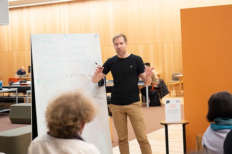 Effective Goal Setting for Stressed-out Founders workshop pics