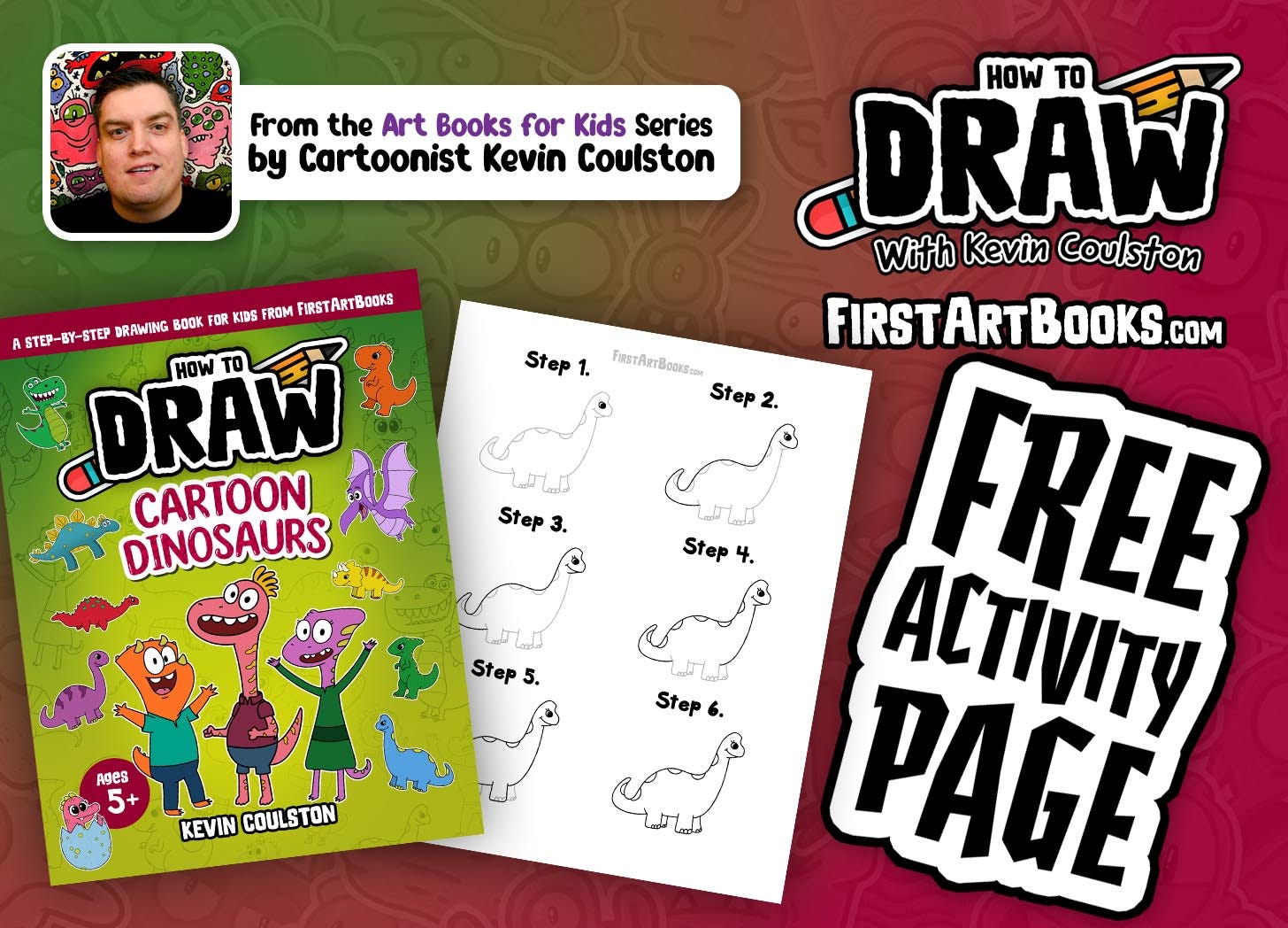 Learn How to Draw a Brachiosaurus in 6 Easy Steps | Free Worksheet ...