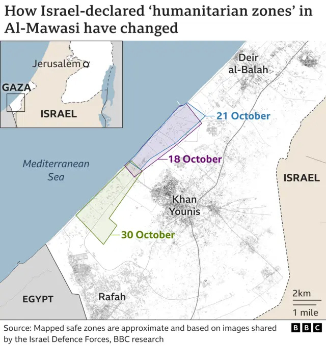 Al-Mawasi: Gaza humanitarian zone not humane, evacuees say