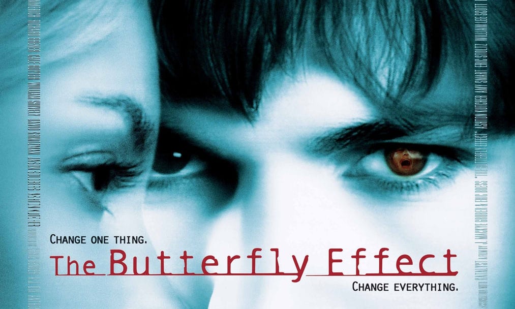 The Butterfly Effect movie portrait The Butterfly Effect movie portrait