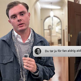 VIDEO: På plats i tingsrätten - nu avgörs Tobias Hübinettes framtid