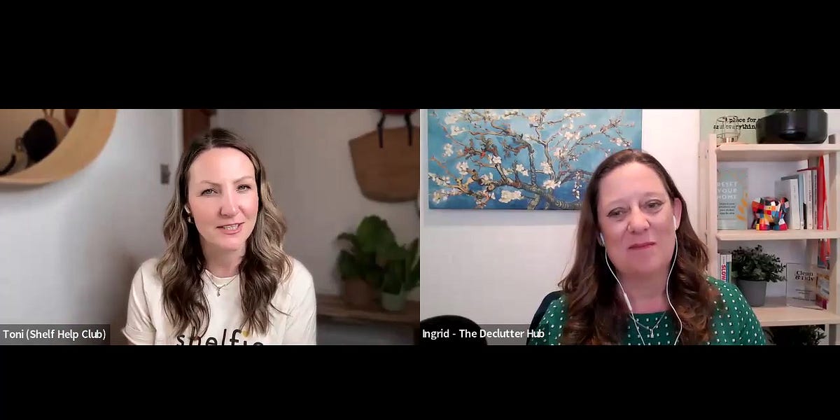 🎥 [Replay] Organisation Expert, Ingrid Jansen: Clutter isn’t just mess, it’s stress