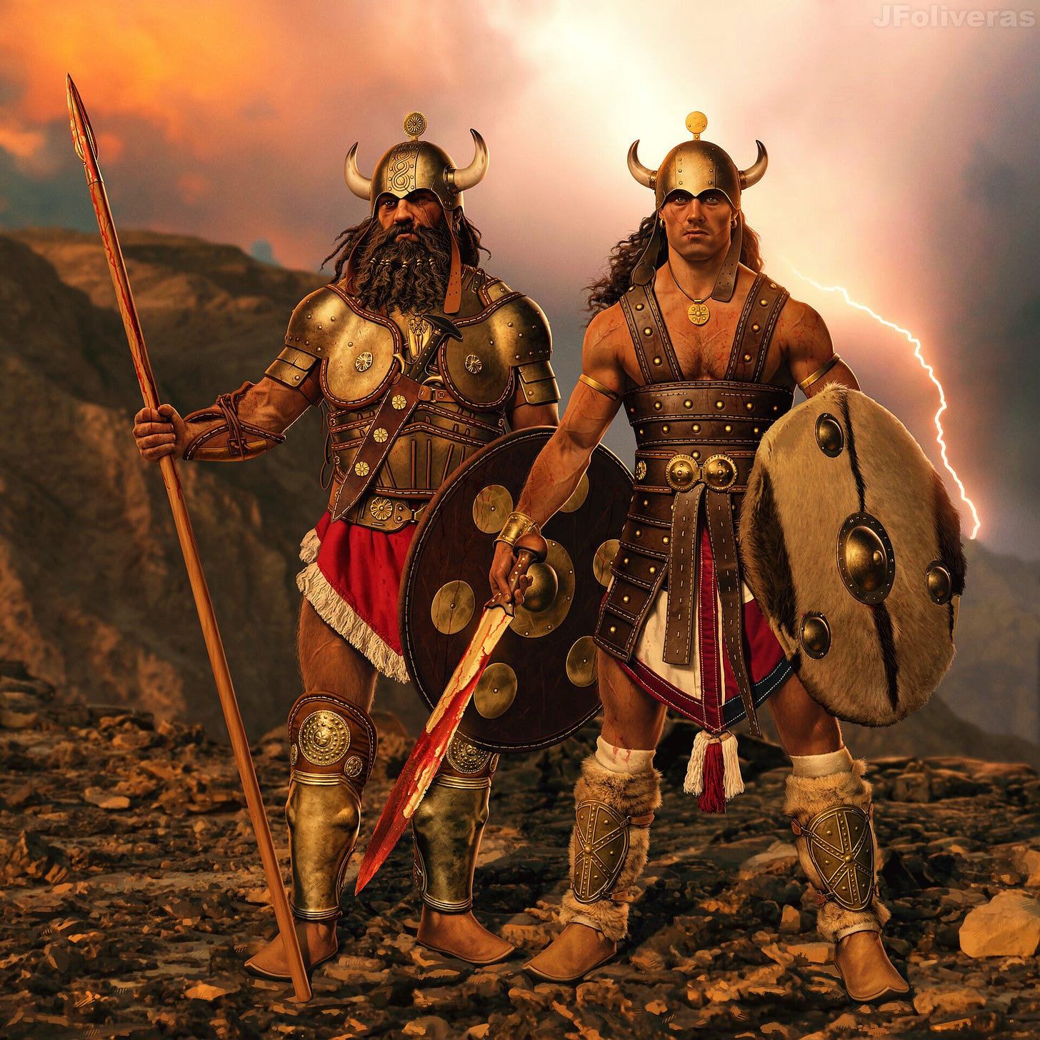 ArtStation - Sherden warriors