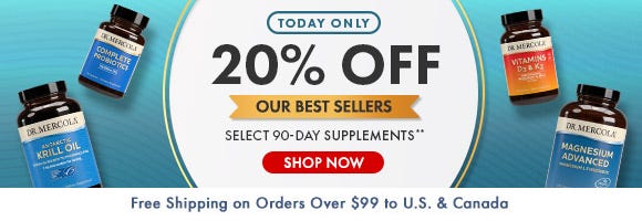 20% Off Our Best Sellers - Select 90-Day Supplements**