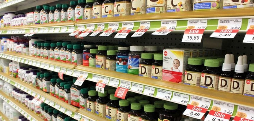 Vitamin aisle