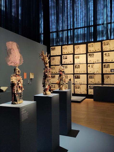 Vues de l'exposition "Barvalo" au Mucem, Marseille, 2023.