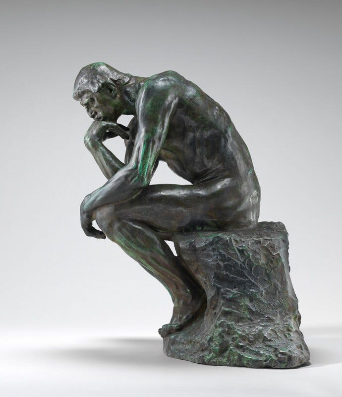 The Thinker (Le Penseur) by Auguste Rodin