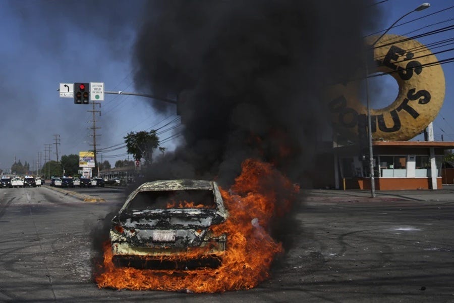 Provoked By Democrat Officials, Riots Break Out In Los Angeles: Trump Responds