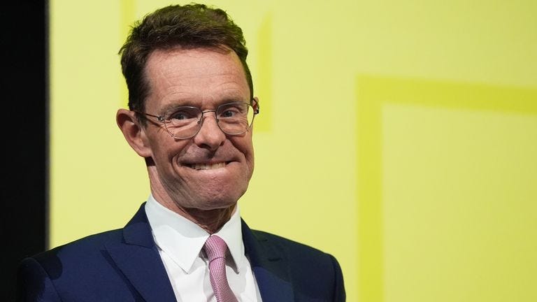 Conservative Andy Street loses to Labour in West Midlands mayoral race in  blow to Rishi Sunak | Politics News | Sky News