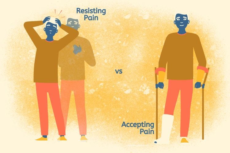 Avoiding Pain Vs Accepting Pain Avoiding Pain Vs Accepting Pain