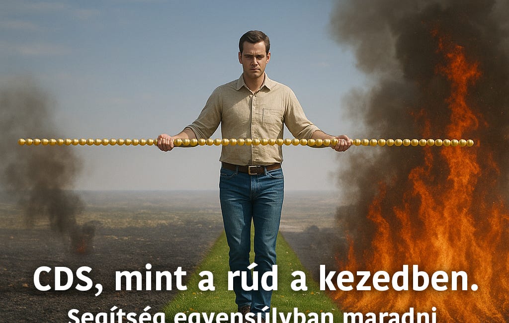 CDS, mint a rúd a kezedben – segít egyensúlyban maradni az élettelen parázslás és a tomboló tűz között.