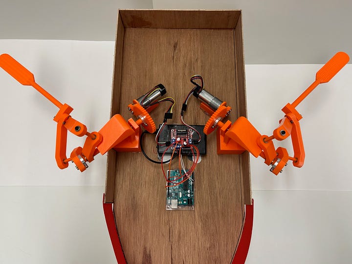 Prototype Robotic Rowboat