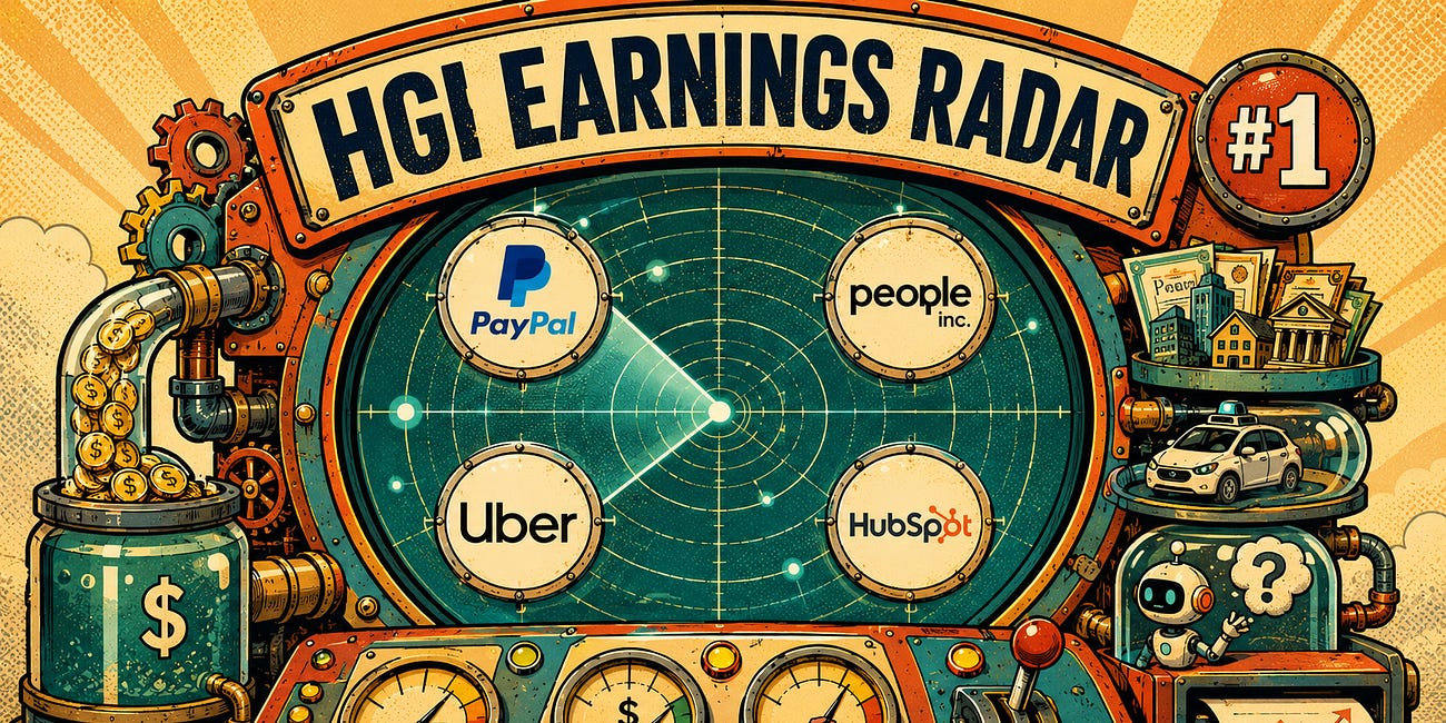 HGI Earnings Radar #1: PayPal, People, Uber, HubSpot