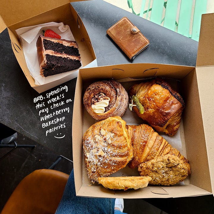 Wheatberry Bakeshop box of goodies