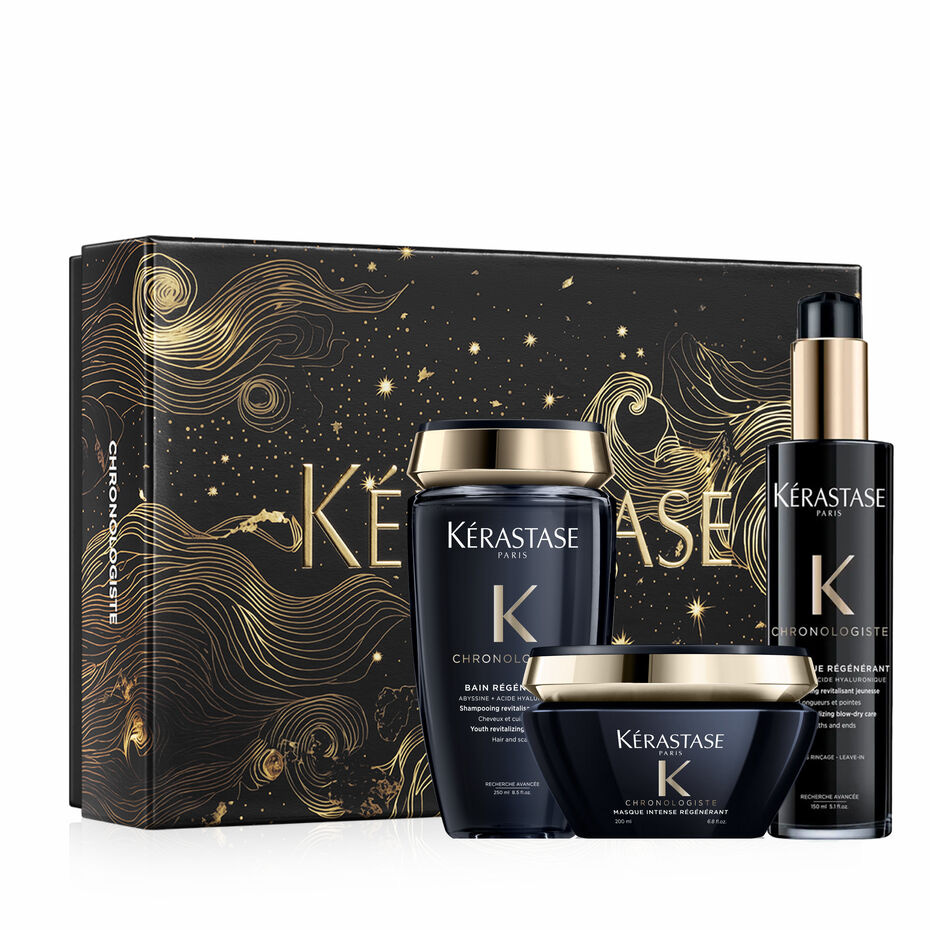 Kérastase Chronologiste セット Kérastase chronologiste revitalizing haircare gift set - Lyskin