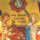 How did Jesus respond when he first beheld his humanity in Our Lady's womb?