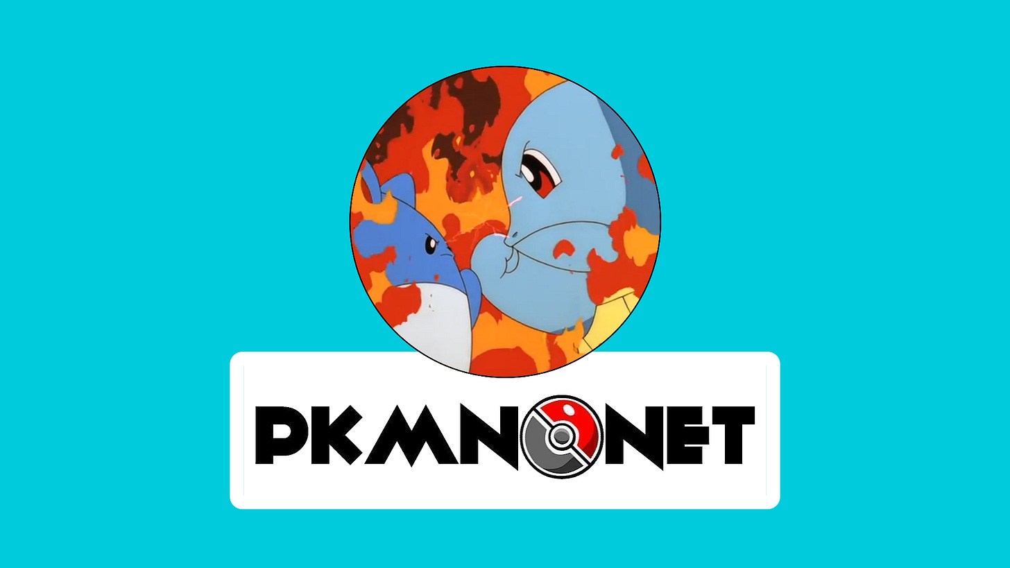 A recreated logo by Johto Times, bringing together the old and new logos