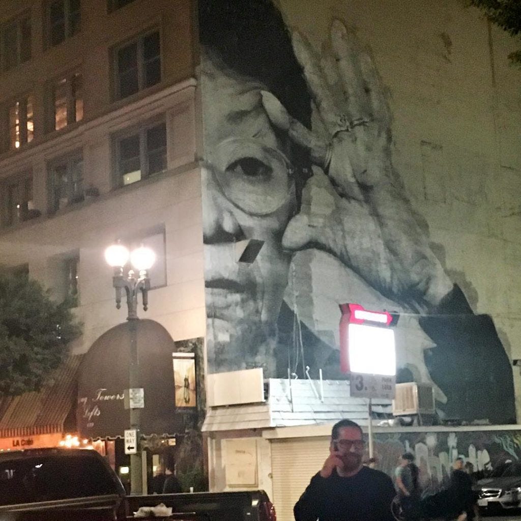 Downtown LA mural Downtown LA mural