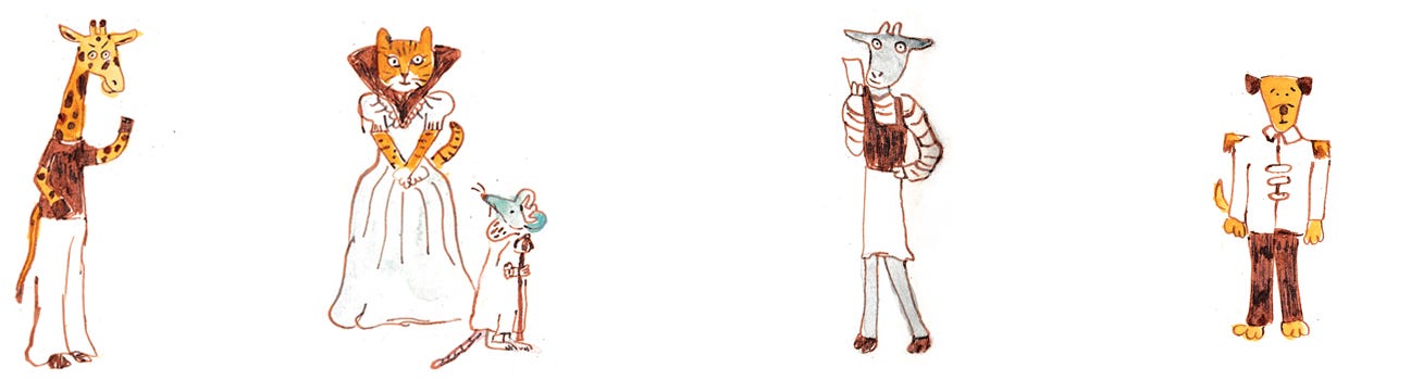 animal characters by Beth Spencer