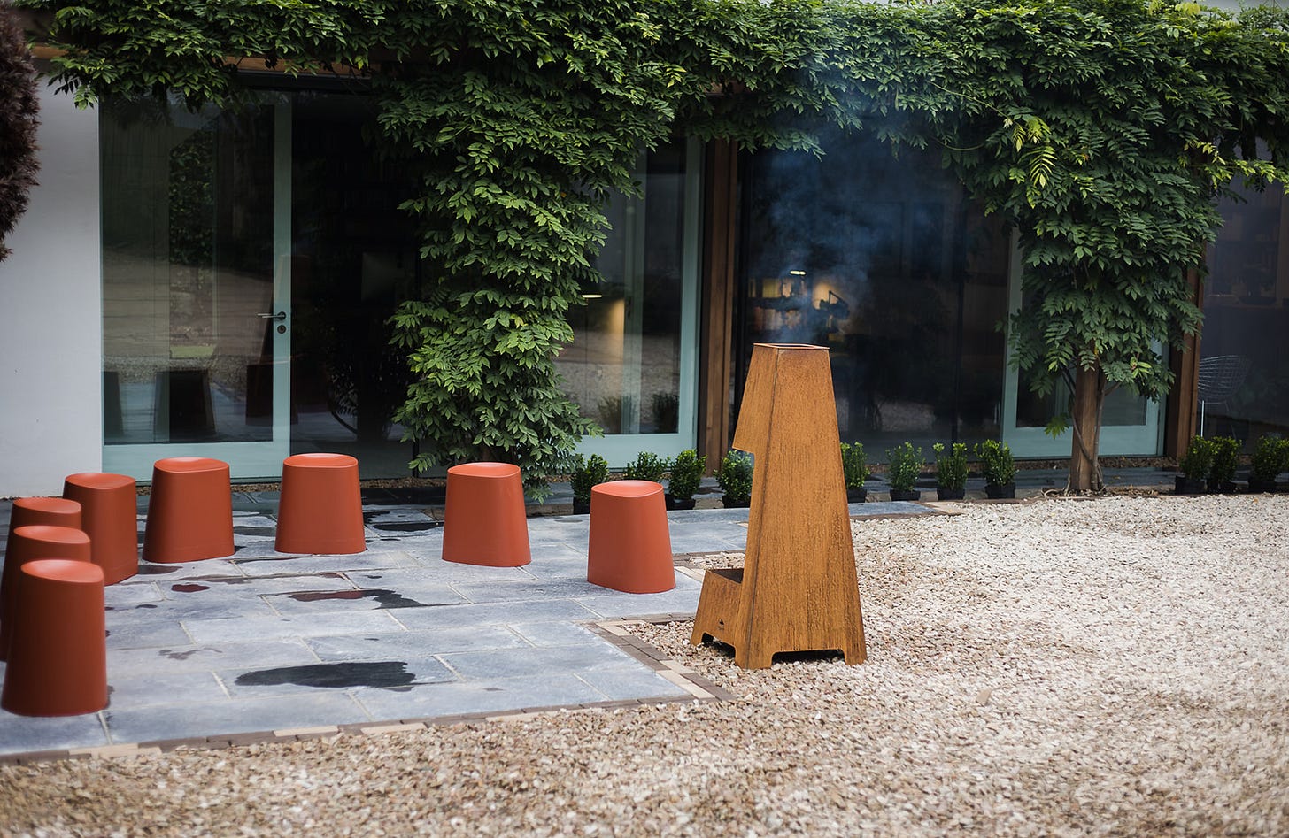 Image By Author - Seats Outside
