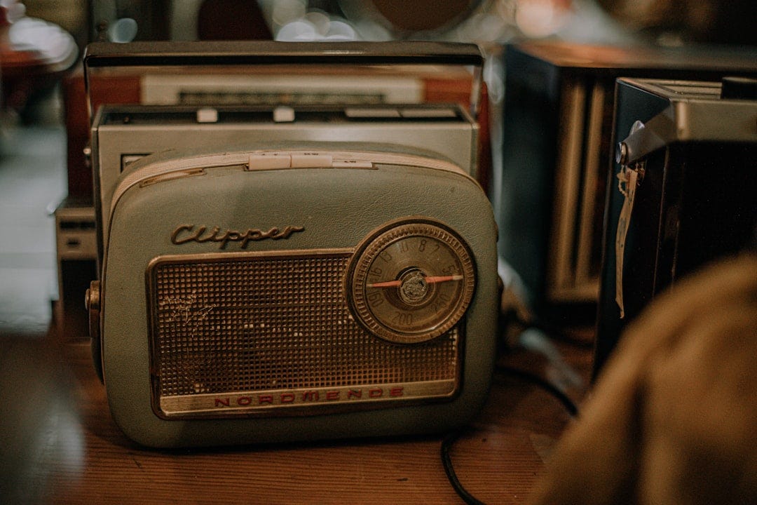 <p>Photo by <a href="https://unsplash.com/@kukaka?utm_source=storipress&utm_medium=referral&utm_campaign=api-credit">Angelina Yan</a> / <a href="https://unsplash.com/?utm_source=storipress&utm_medium=referral&utm_campaign=api-credit">Unsplash</a></p> Radio funk