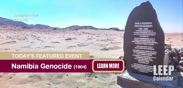 Between 1904 and 1907, Germany wiped out 80% of the Nama people in the 20th Century's 1st genocide. Photo: UNESCO