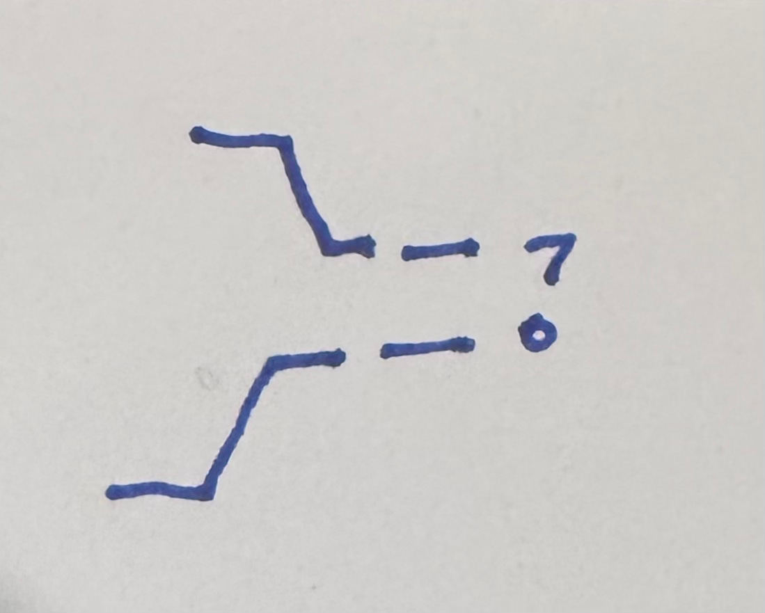 Instead the first pipe is bigger Instead the first pipe is bigger