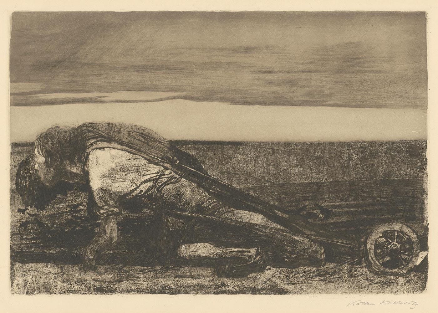 An image added by cosmos on Jul 10, 2024. May present: kathe kollwitz, german peasants' war, art, kathe kollwitz 1867-1945, käthe kollwitz museum.
