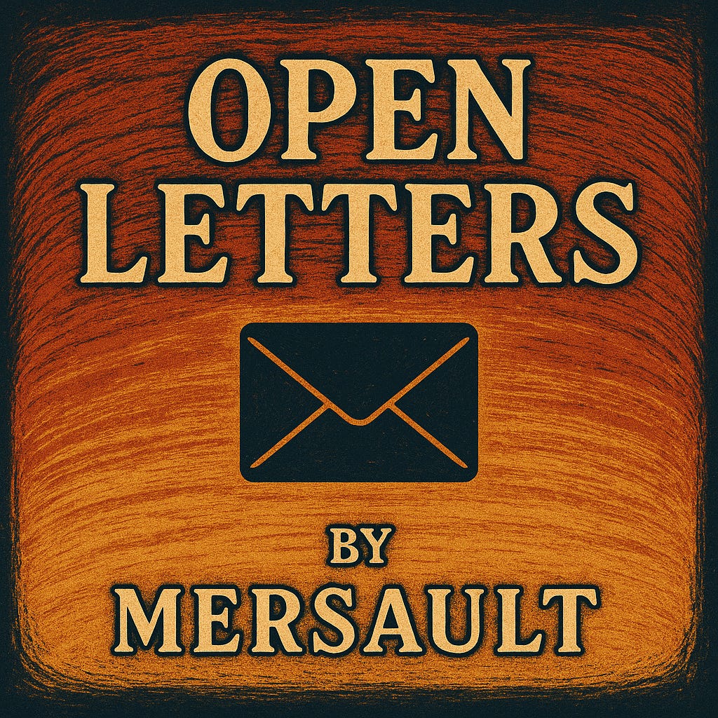 Open Letters by Mersault