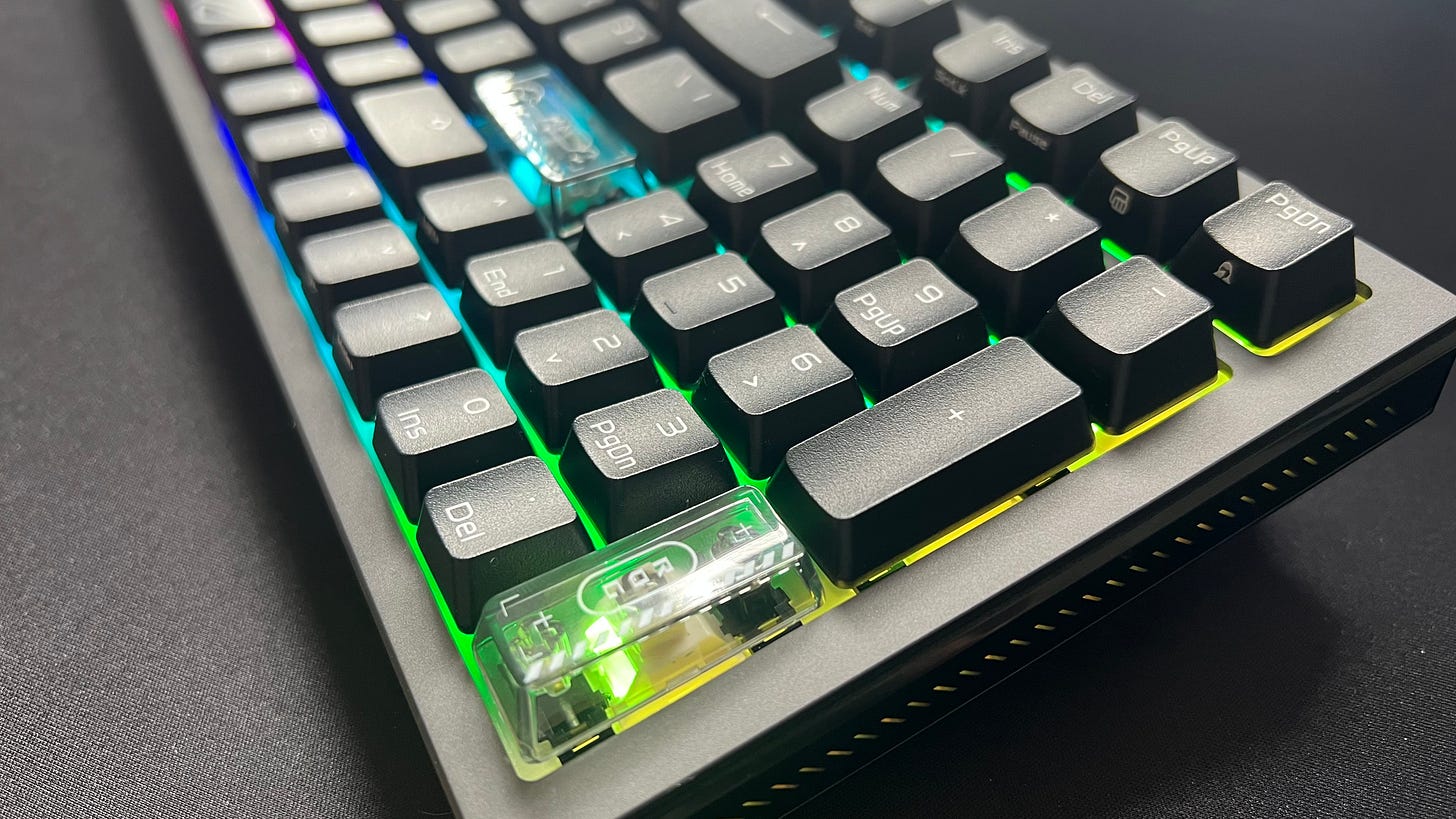 Asus ROG Morph Strix 96 side view Asus ROG Morph Strix 96 side view