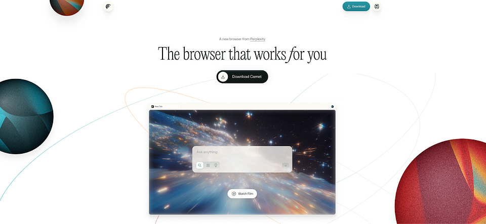 Newsletter artwork for “Comet Browser by Perplexity: 40+ Use Cases”