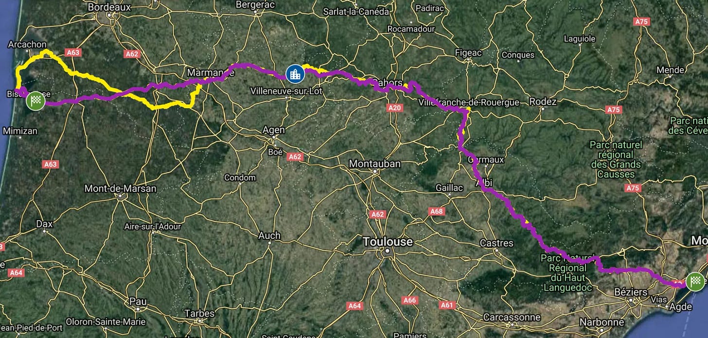 En violet, notre trace finale En violet, notre trace finale