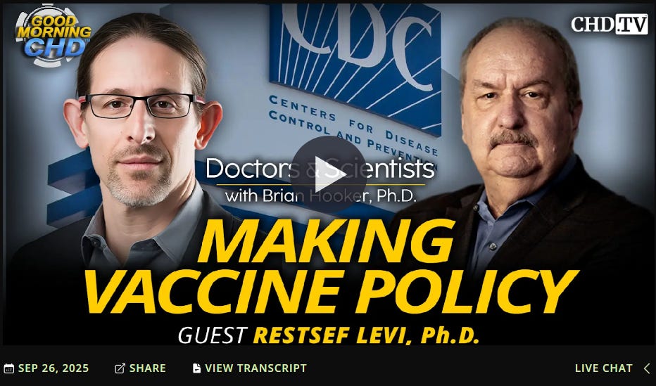 Making Vaccine Policy. Children’s Health Defense Doctors and Scientists.