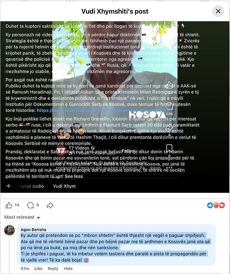 Brenda pak minutash nga publikimi i verifikimit të fakteve, debati u largua nga dokumentet zyrtare dhe u kthye në sulm personal. Këto pamje tregojnë se si funksionon ai tranzicion.