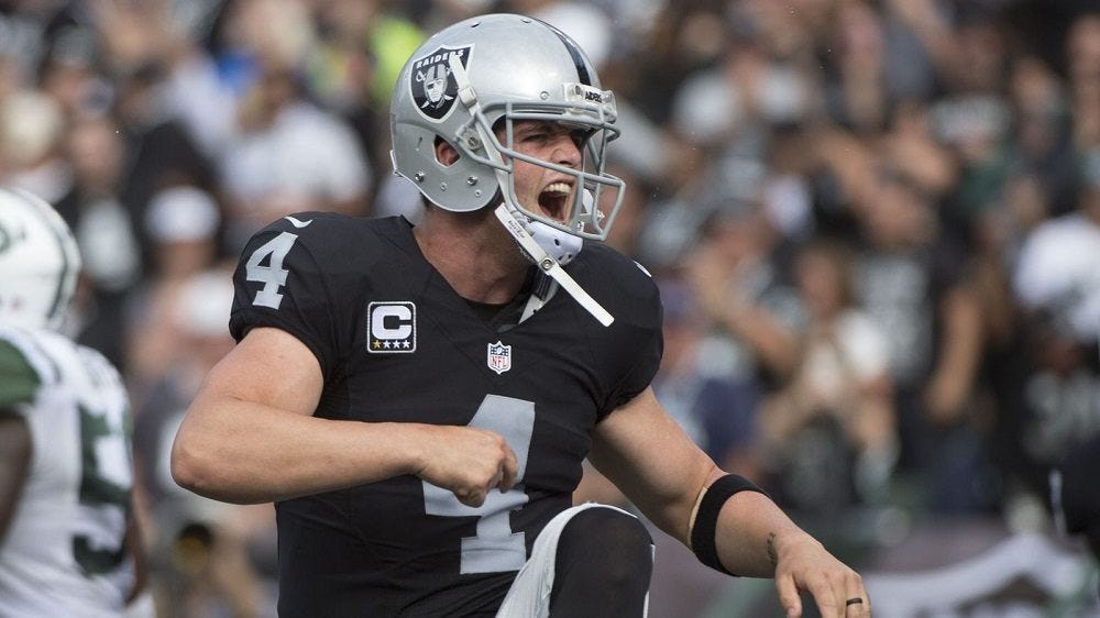 DraftKings Perfect Lineup Week 8 NFL: Derek Carr big DFS winner 2016 images DraftKings Perfect Lineup Week 8 NFL: Derek Carr big DFS winner 2016 images
