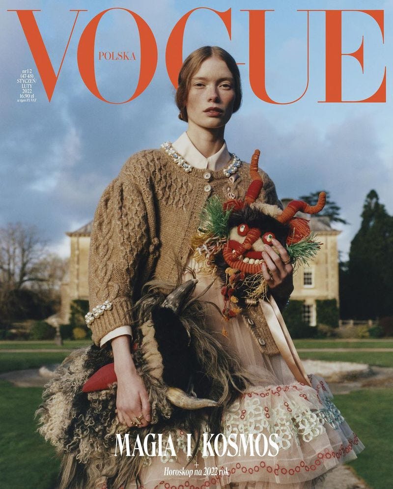 Vogue Polska January/February 2022 Covers (Vogue Polska)