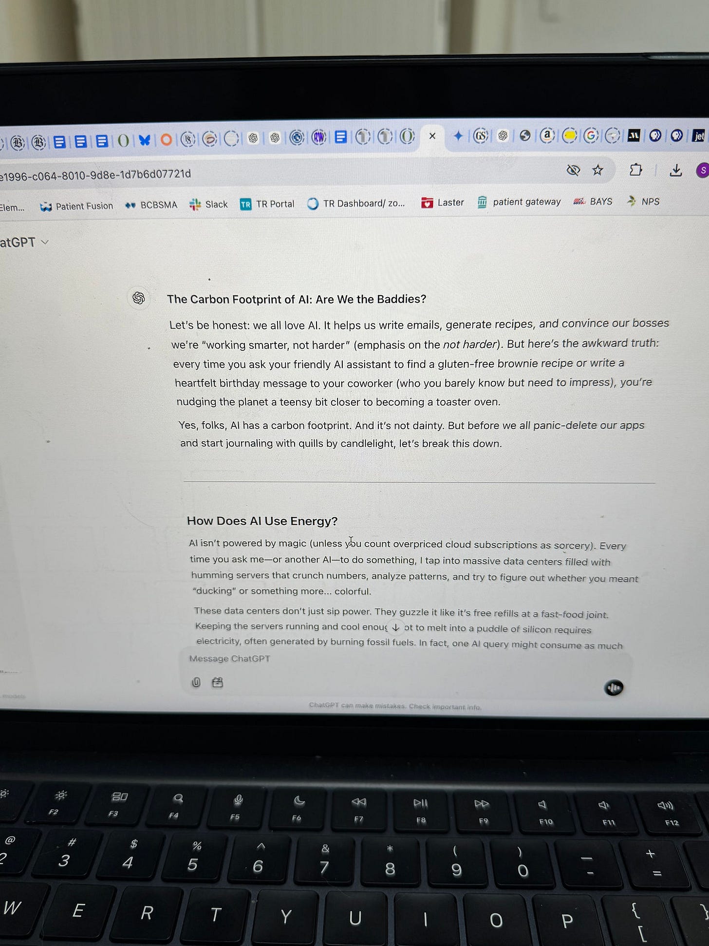 I should probably close some tabs! (At least I didn't use an AI generated image)