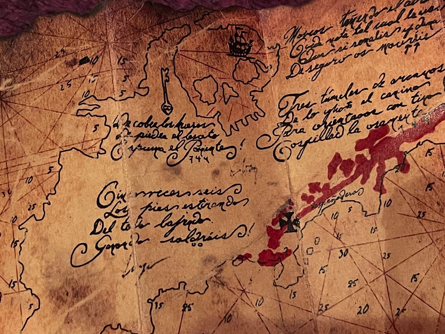 The Goonies – One-Eyed Willy's Treasure Map - 1:1 Replica – NERD ZONE Milano The Goonies – One-Eyed Willy's Treasure Map - 1:1 Replica – NERD ZONE Milano