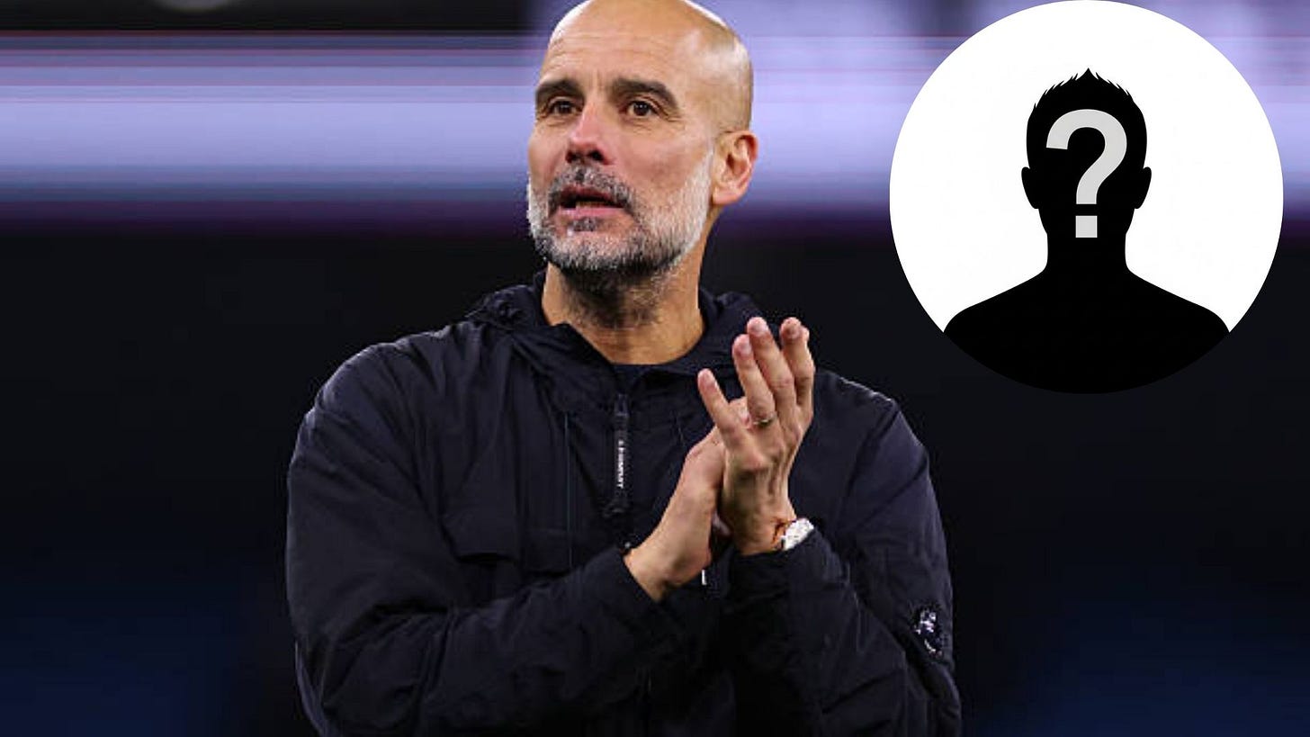 Pep Guardiola applauding Man City fans