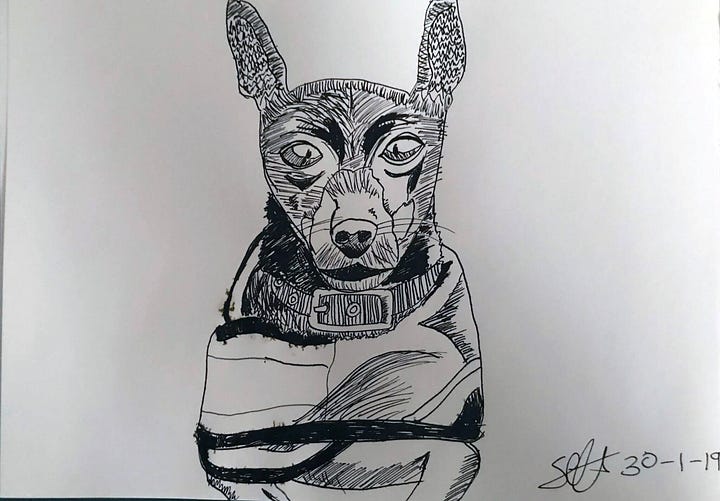 First drawings after 20 years.