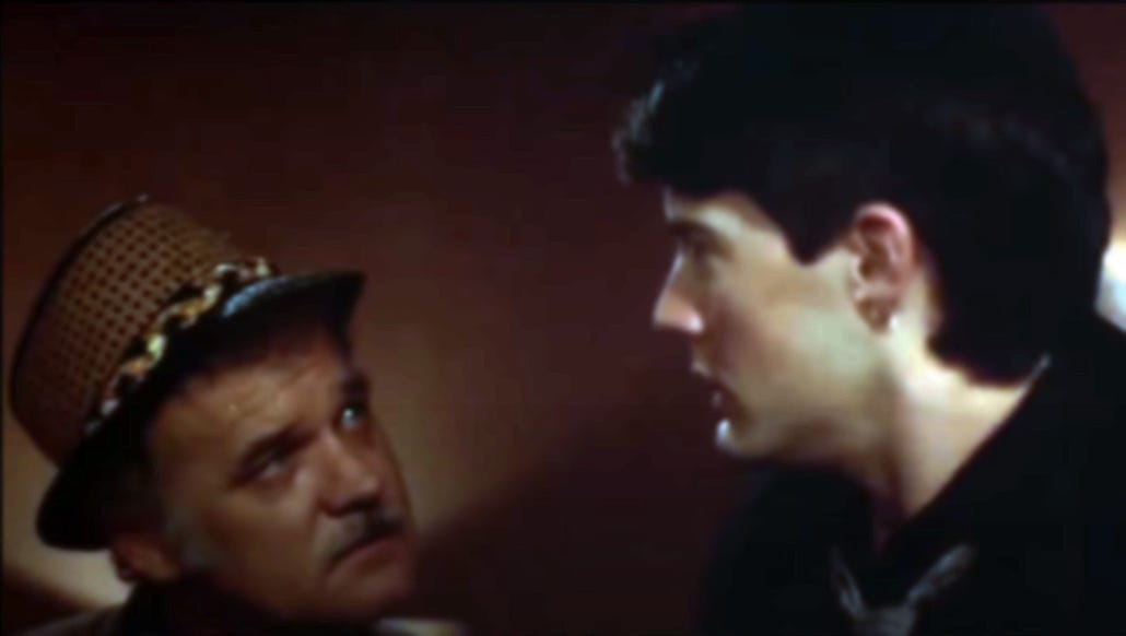 Jack Nance and Kyle McLaughlin in Blue Velvet Jack Nance and Kyle McLaughlin in Blue Velvet