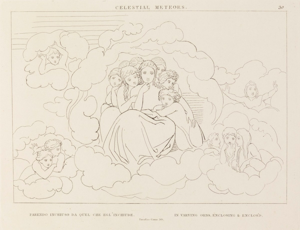 John Flaxman RA, 'Celestial Meteors' (from The Divine Comedy, Paradise)