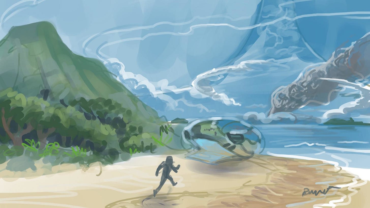 Blaine Fox - Consider Phlebas sketches