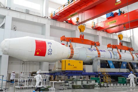 Jielong-3 preparing for its launch mission in late September.