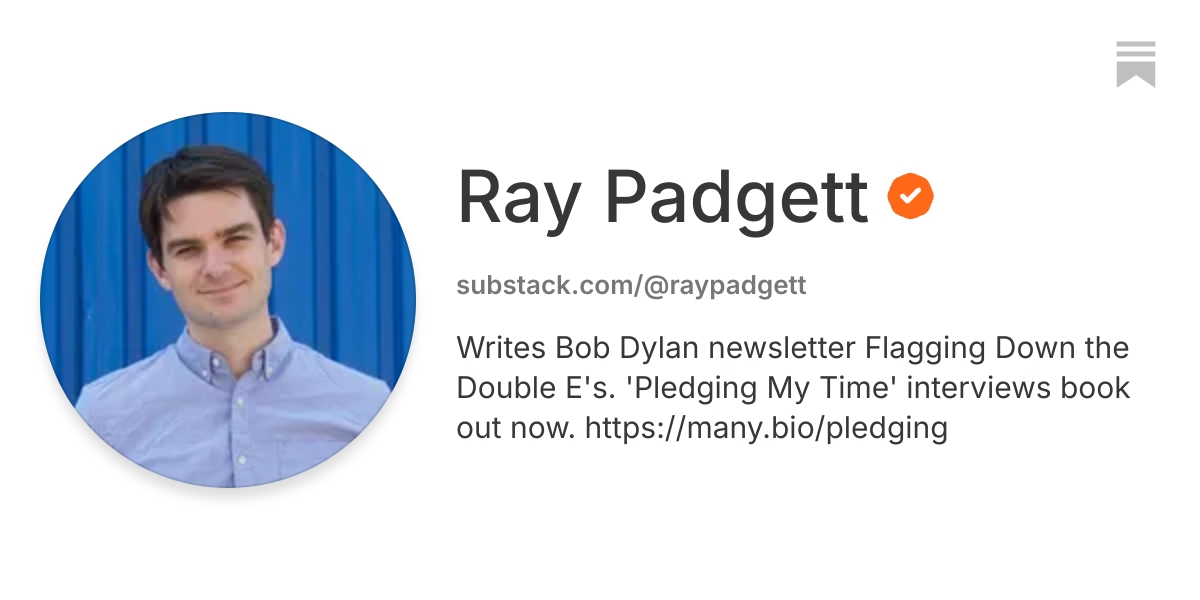 Ray Padgett | Substack